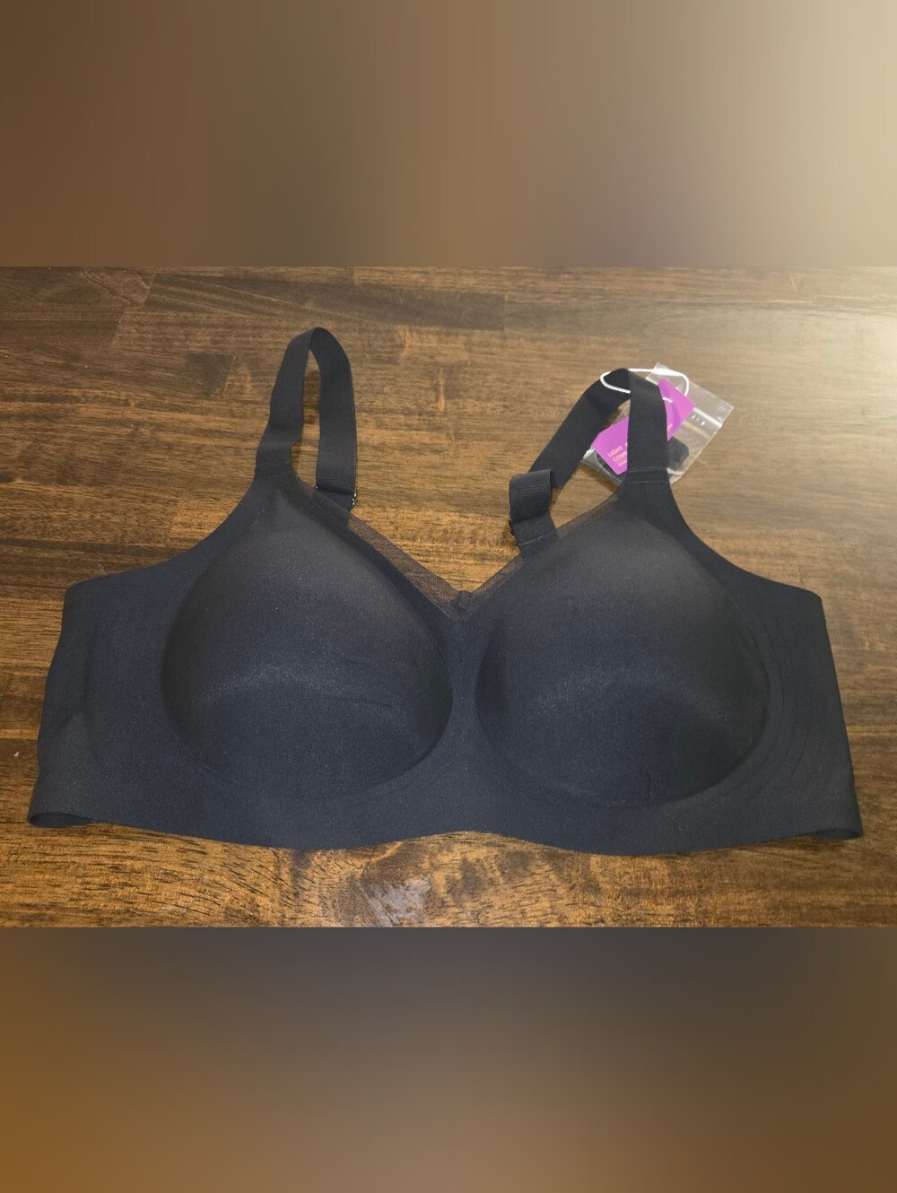 Women's 2xlEveryday Smooth Black Comfort Bra - Supportive Seamless Design. New
